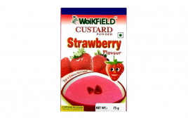 Weikfield Custard Powder Strawberry Flavour  Box  75 grams